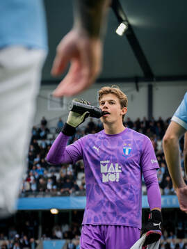 Malmö FFs målvakt Melker Ellborg