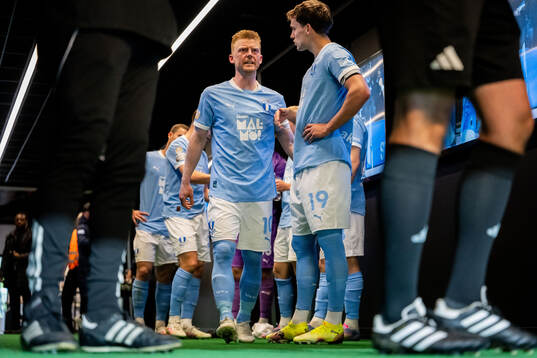 Malmö FFs Anders Christiansen och Colin Rösler