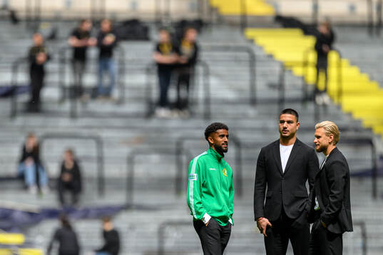Hammarbys Tesfaldet Tekie, Jusef Erabi och Simon Strand