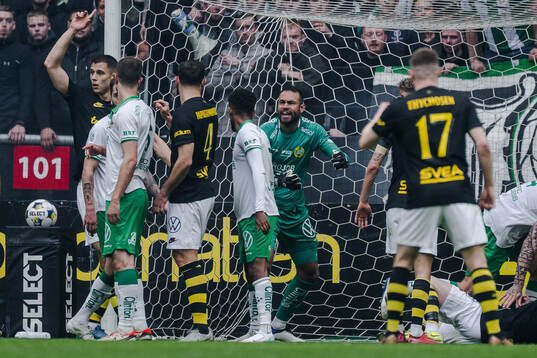 Hammarbys målvakt Warner Hahn