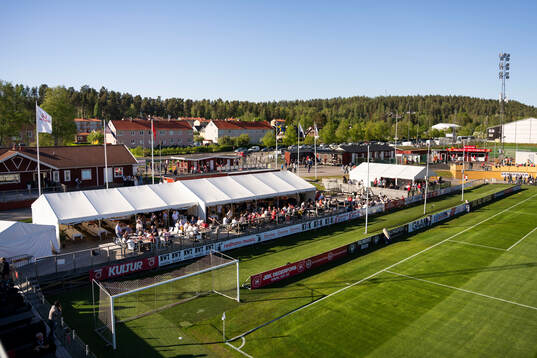 inför fotbollsmatchen i Allsvenskan mellan Degerfors och