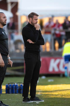 Degerfors tränare William Lundin