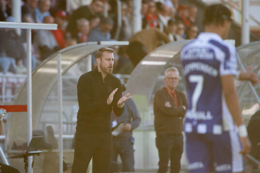 Degerfors tränare William Lundin