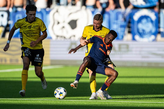 Elfsborgs Besfort Zeneli och Sebastian Holmen