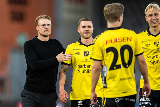 Elfsborgs tränare Oscar Hiljemark och Julius Magnusson