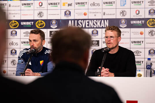 Djurgårdens tränare Jani Honkavaara och Elfsborgs