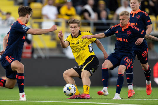 Elfsborgs Gottfrid Rapp och Djurgårdens Daniel Stensson