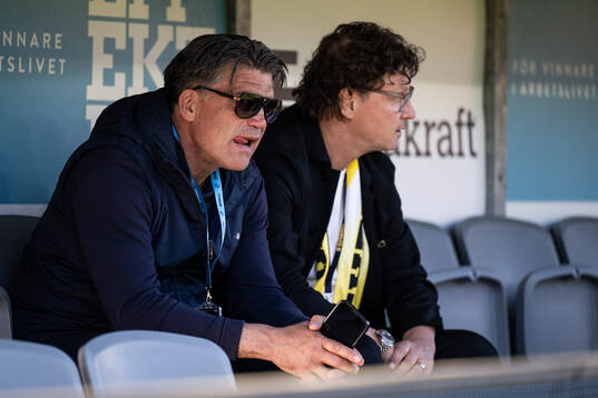 Djurgårdens sportchef Bosse Andersson och Elfsborgs