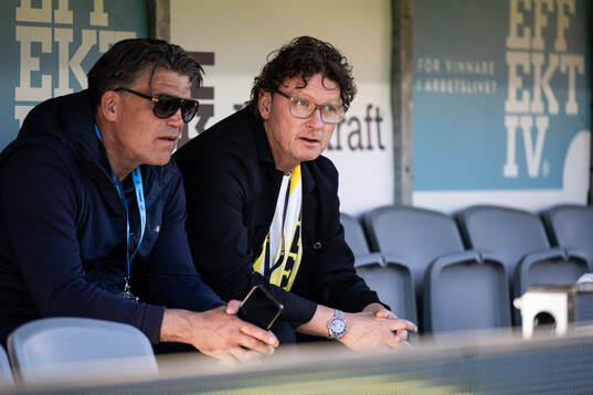 Djurgårdens sportchef Bosse Andersson och Elfsborgs