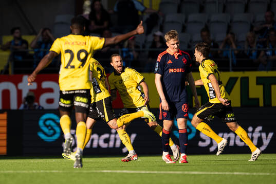 Elfsborgs Niklas Hult jublar
