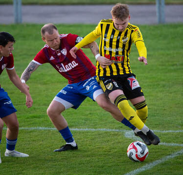 IFK Hässleholms Amir Ramanovski i matchen i DM mellan IFK