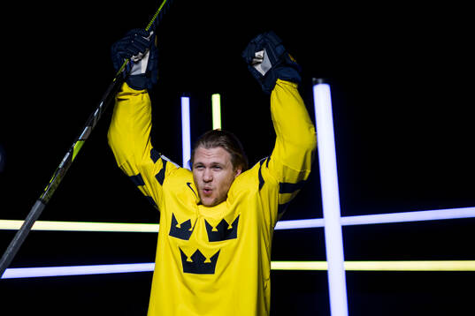 William Karlsson of Sweden in the studio