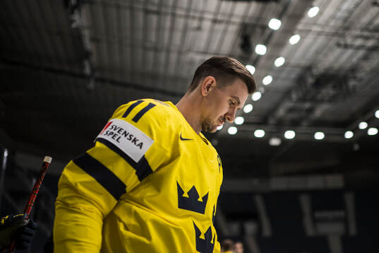 Mikael Backlund of Sweden at the official team photo shoot