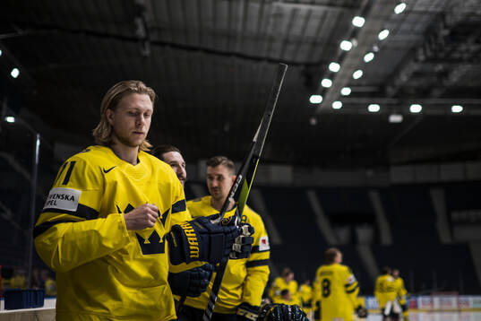 William Karlsson of Sweden at the official team photo shoot