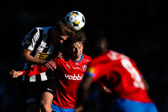 Landskronas Melker Jonsson och Helsingborgs Adrian Svanbäck