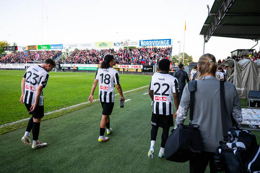 Landskronas Max Nilsson, André Alvarez Perez och Christian