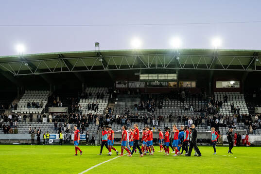 Helsingborgs spelare deppar