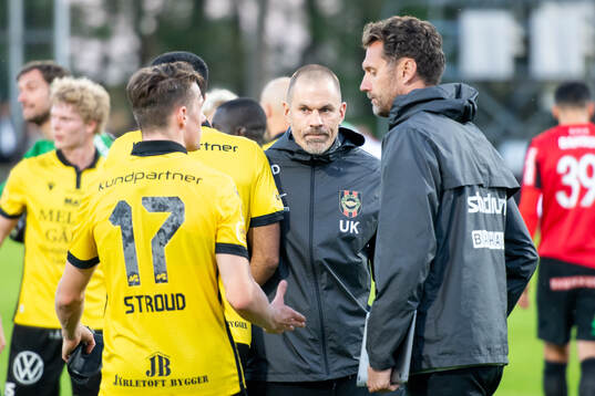 Brommapojkarnas tränare tränare Ulf Kristiansson och