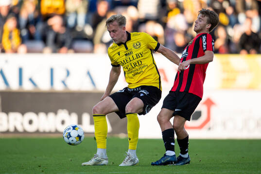Mjällbys Herman Johansson och Brommapojkarnas Oliver