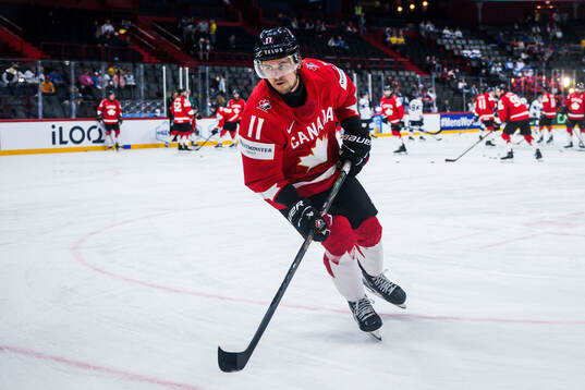Travis Konecny of Canada
