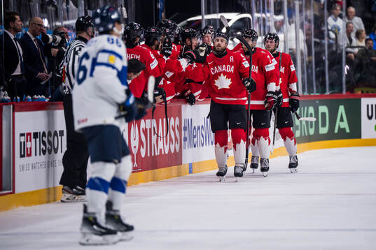 Ryan O'Reilly of Canada celebrates