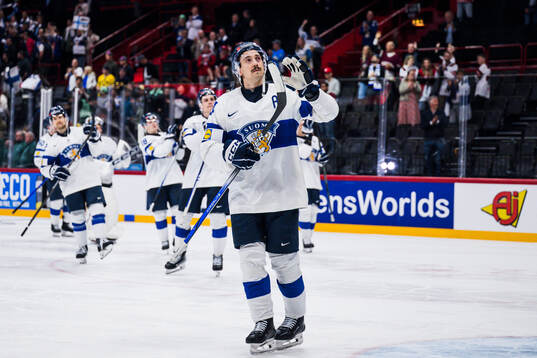 Hannes Björninen of Finland celebrates