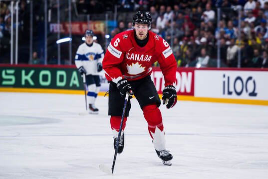 Travis Sanheim of Canada