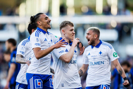 IFK Norrköpings Sebastian Vinther Jørgensen och Moutaz