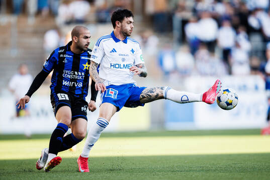 Sirius Saba Mamatsashvili och IFK Norrköpings David Moberg