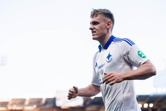IFK Norrköpings Sebastian Vinther Jørgensen jublar