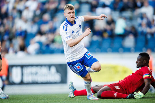 IFK Norrköpings Sebastian Vinther Jørgensen jublar