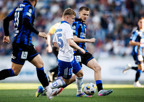 IFK Norrköpings Sebastian Vinther Jørgensen och Sirius