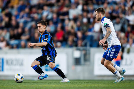 Sirius Leo Walta och IFK Norrköpings Arnor Traustason