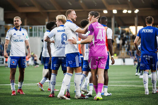 IFK Norrköpings Kevin Höög Jansson och målvakt David