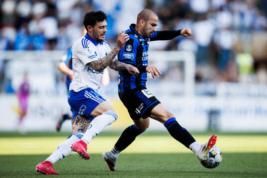 IFK Norrköpings David Moberg Karlsson och Sirius Saba