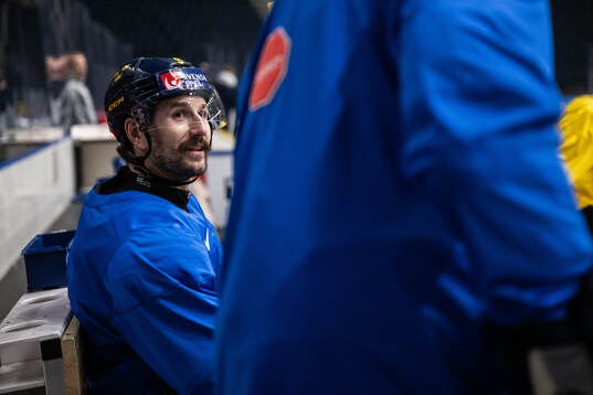 Filip Forsberg of Sweden at a practice session