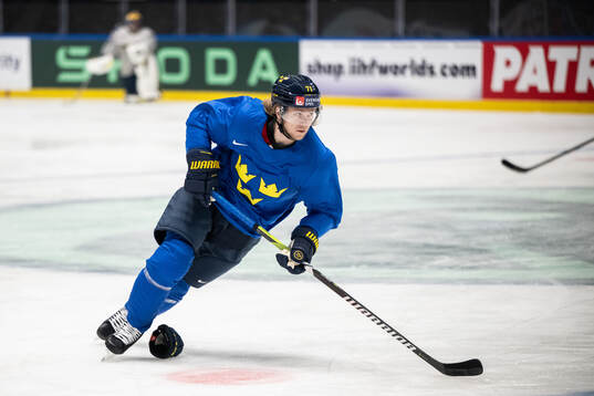 William Karlsson  of Sweden at a practice session