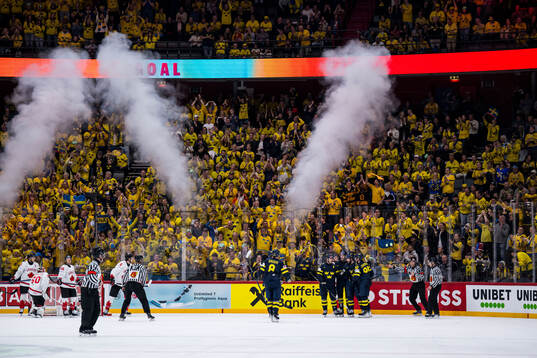 Jonas Brodin, Mikael Backlund, Leo Carlsson, Rasmus