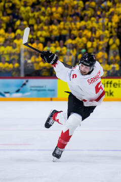 Travis Sanheim of Canada