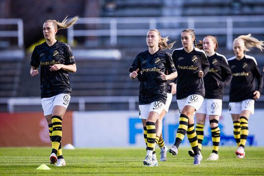 AIKs Jennie Nordin och Adelisa Grabus