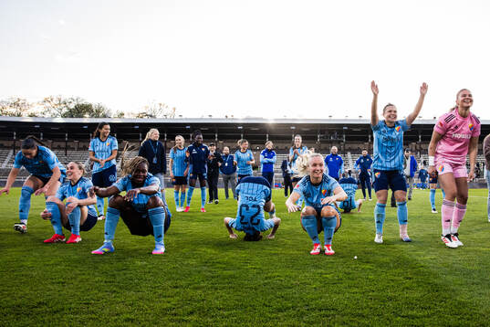 Djurgårdens Flavine Mawete Musolo, Urara Watanabe, Tove