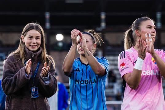 Djurgårdens Elsa Pelgander, Alexsandra Lobanova och