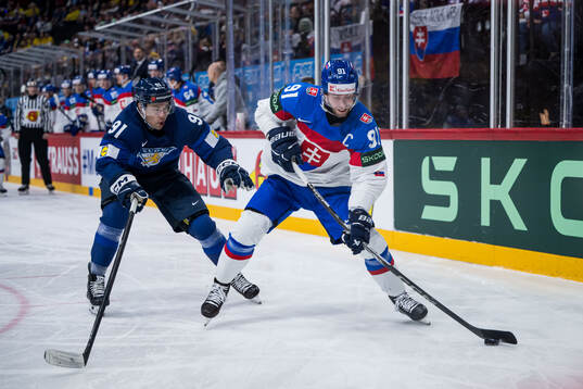 Juho Lammikko of Finland and Matus Sukel of Slovakia