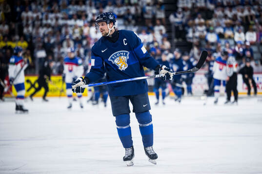 Mikko Lehtonen of Finland looks dejected