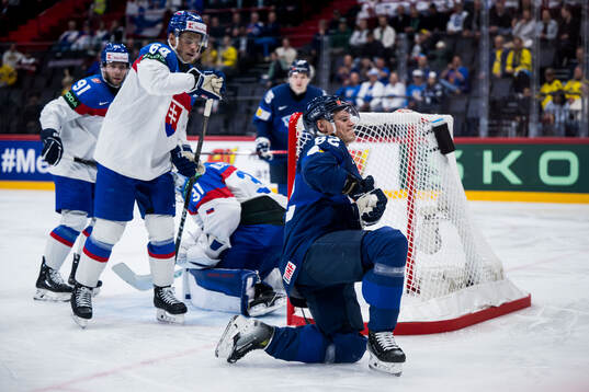 Harri Pesonen of Finland looks dejected