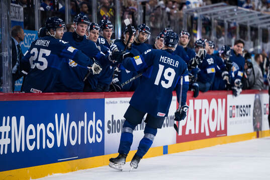 Waltteri Merelä of Finland celebrates