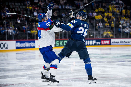 Patrik Koch of Slovakia and Joona Ikonen of Finland