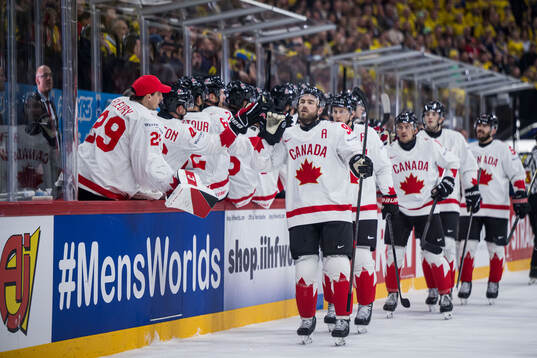 Ryan O'Reilly of Canada celebrates