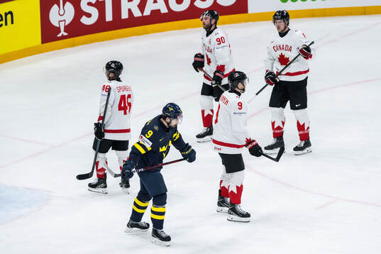 Filip Forsberg of Sweden looks dejected