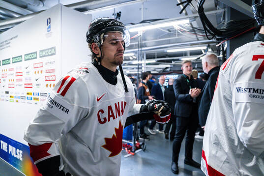 Travis Konecny of Canada